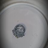 Quartet flat blue plates dessert 39