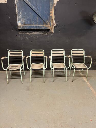 Lot de chaises Tolix T2