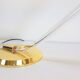 Vintage Cobra Desk Lamp in Brass and Acrylic from Grupo Mci, 1970