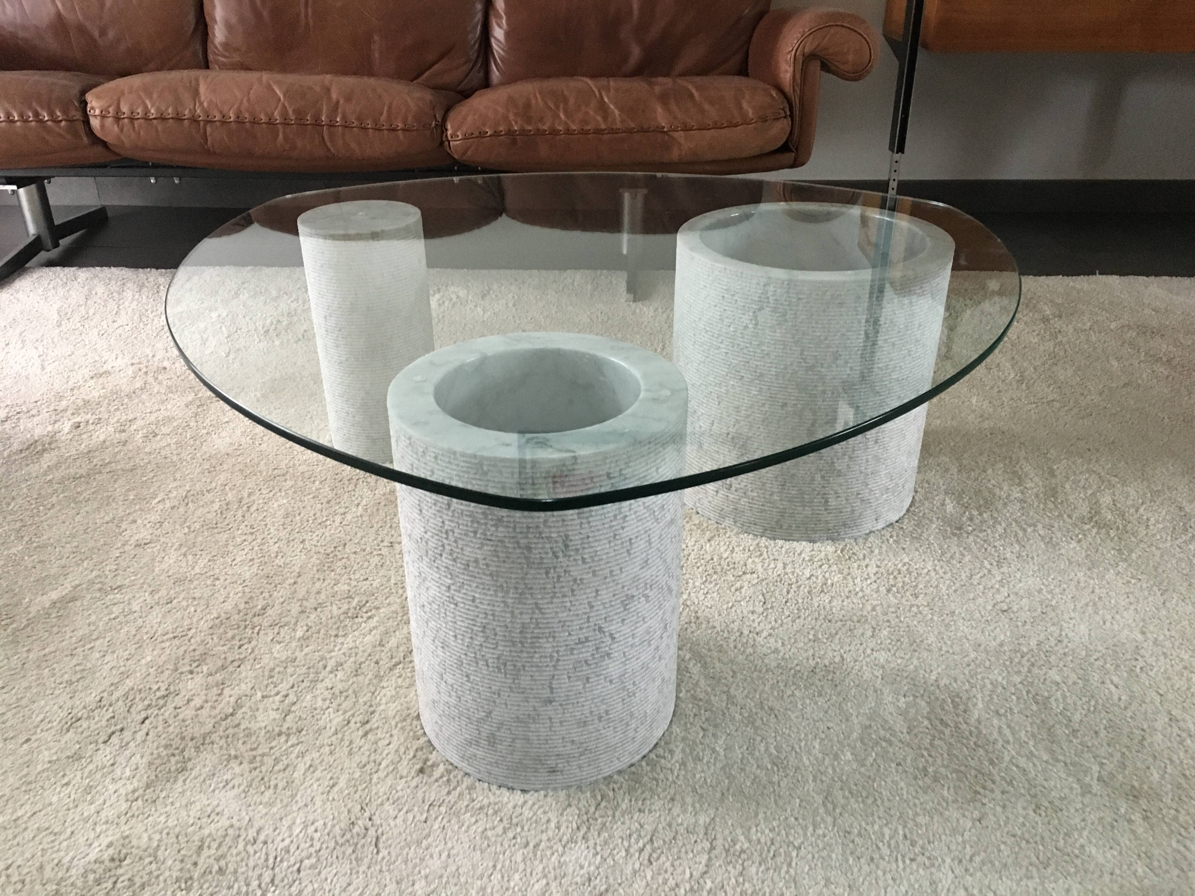 Giulio lazzotti coffee table Casigliani Italy year 80