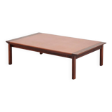 Hans Olsen rosewood leather coffee table