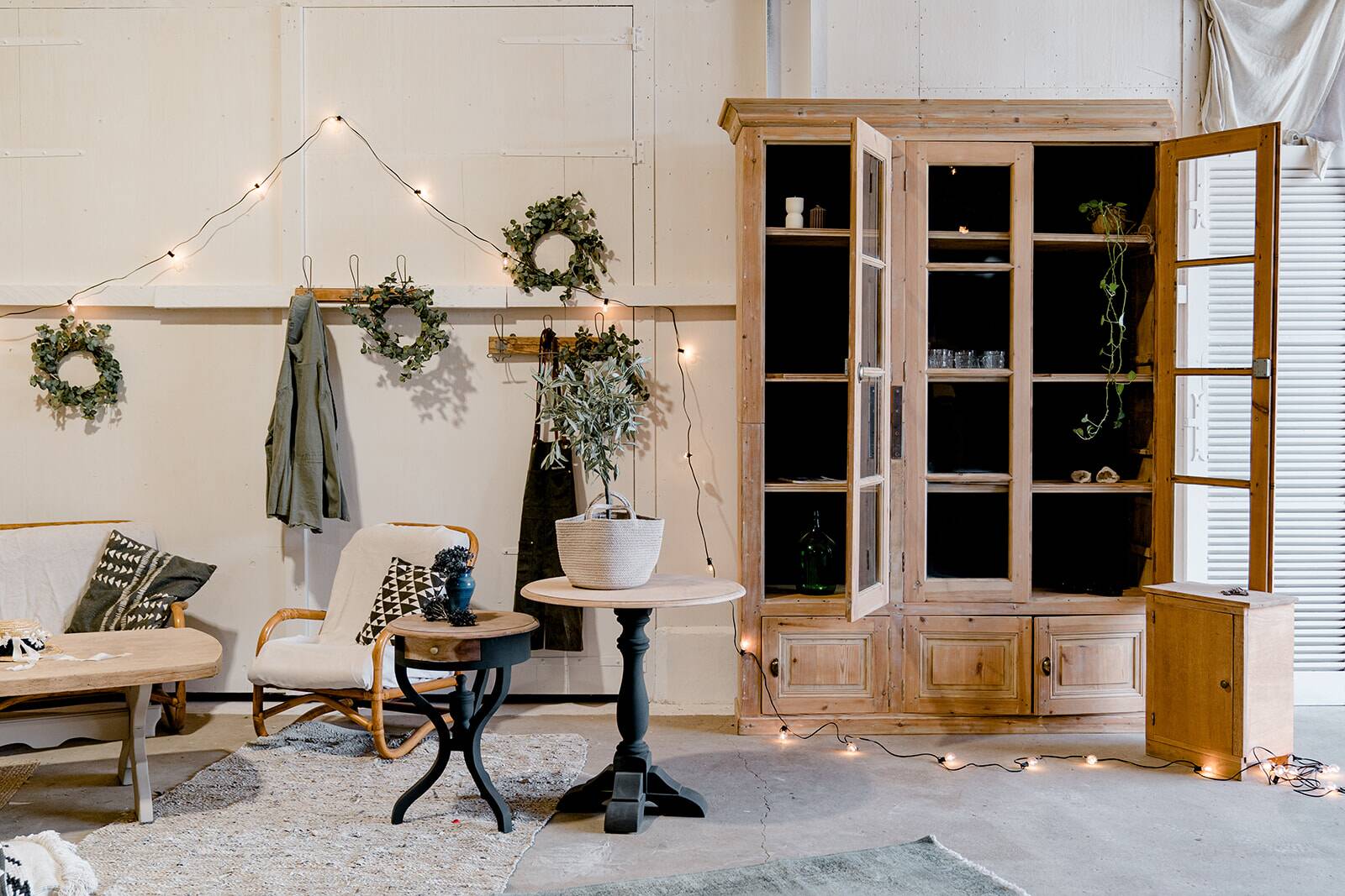 Vintage craft display case