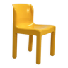 Chaise jaune modèle 4875 par Carlo Bartoli pour Kartell, 1970