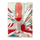 Tapis berbère Beni Ouarain coloré 2,50x1,66m