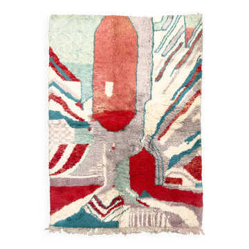 Tapis berbère Beni Ouarain coloré 2,50x1,66m