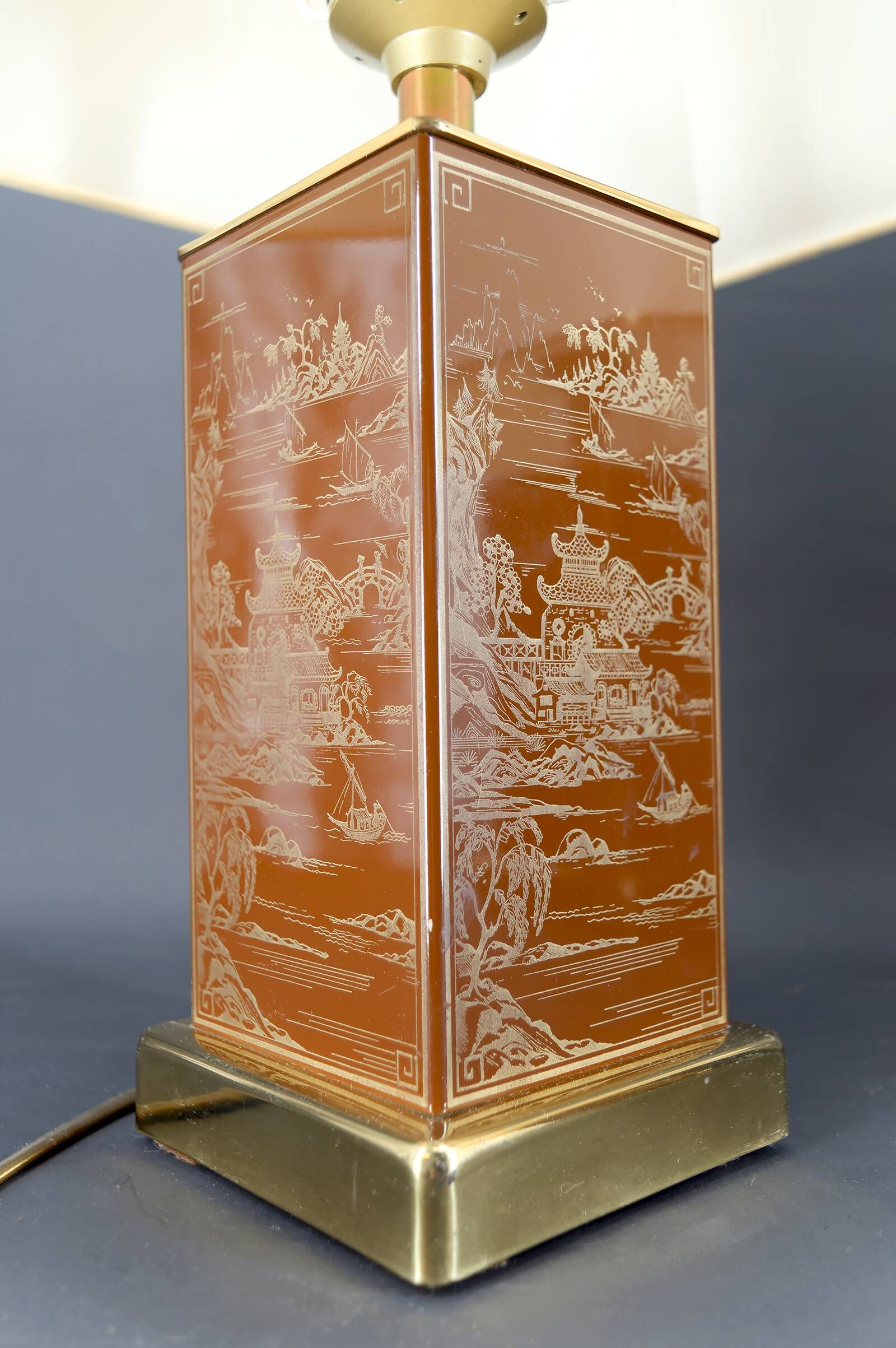 Pair of Chinese and Japanese Style Lamps