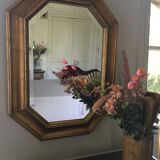 Octagonal mirror 78x58cm