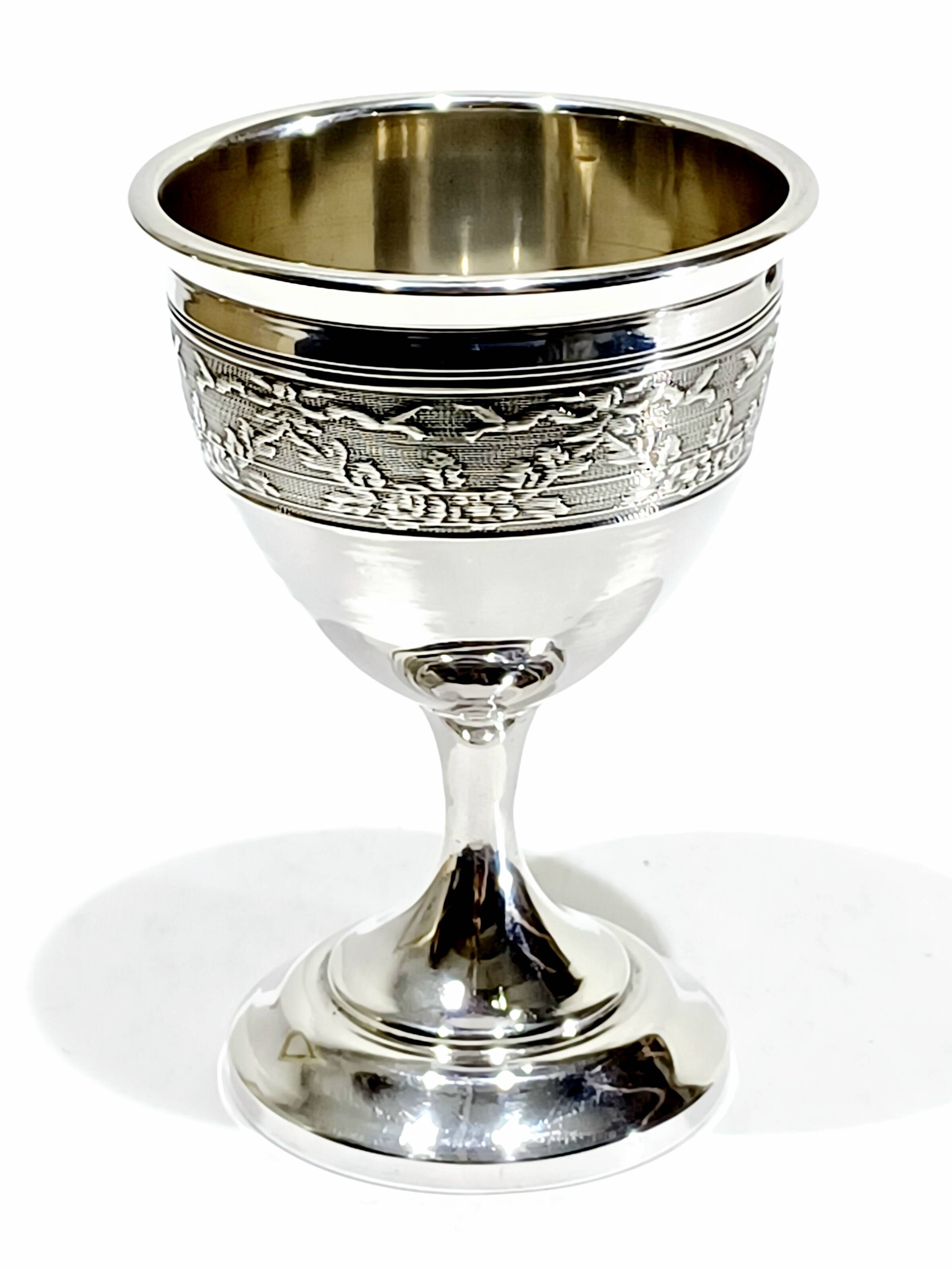 Pierre Bezon - Solid silver egg cup