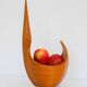 Vintage Swedish wooden bowl by Johnny Mattsson, 1959
