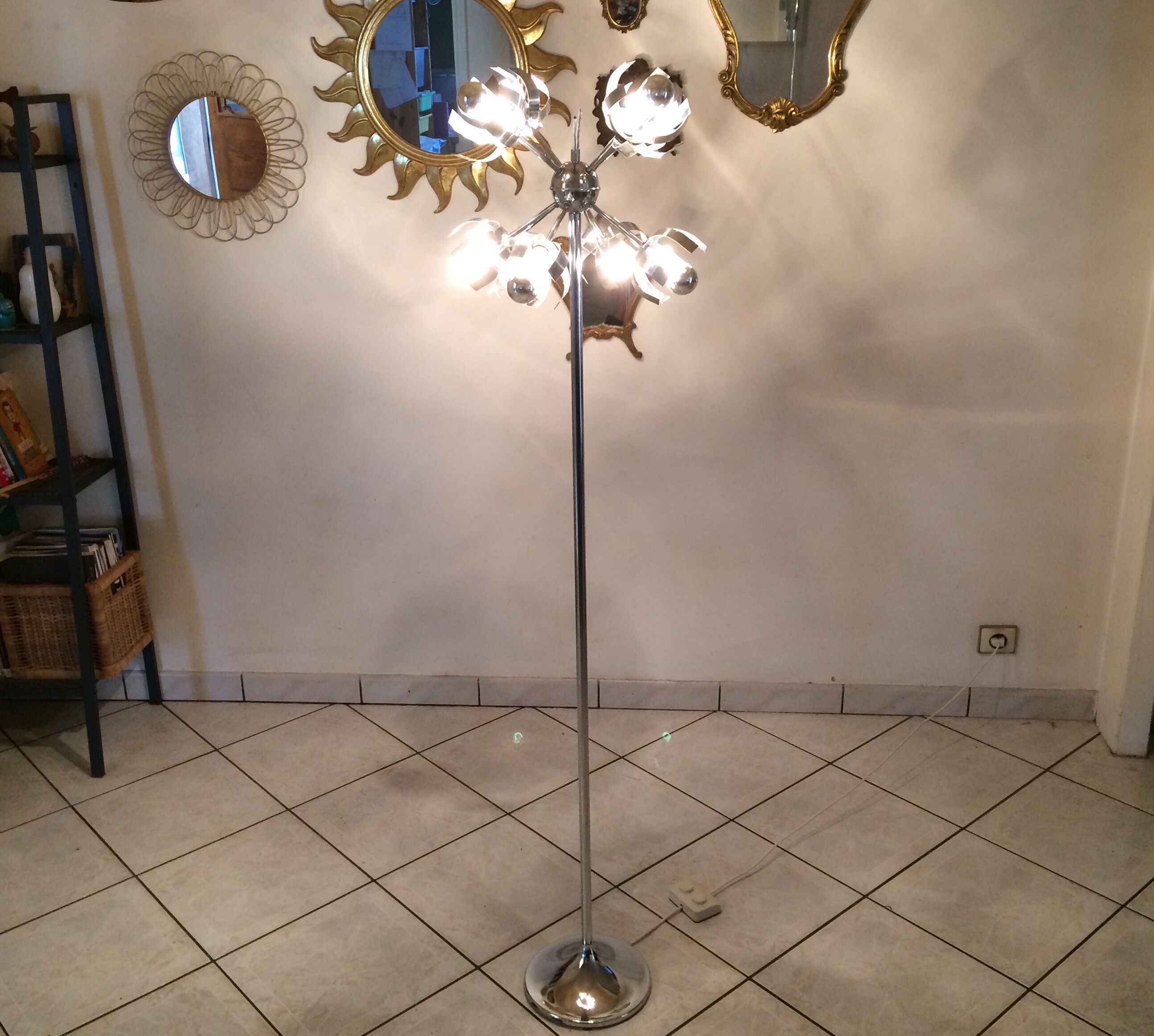 Sputnik Space age lamp