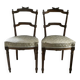 Pair of flying chairs in Louis XVI style