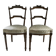 Pair of flying chairs in Louis XVI style