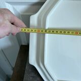 Old Dish Plate Handle Gien Earthenware Ceramic Renaissance Decor