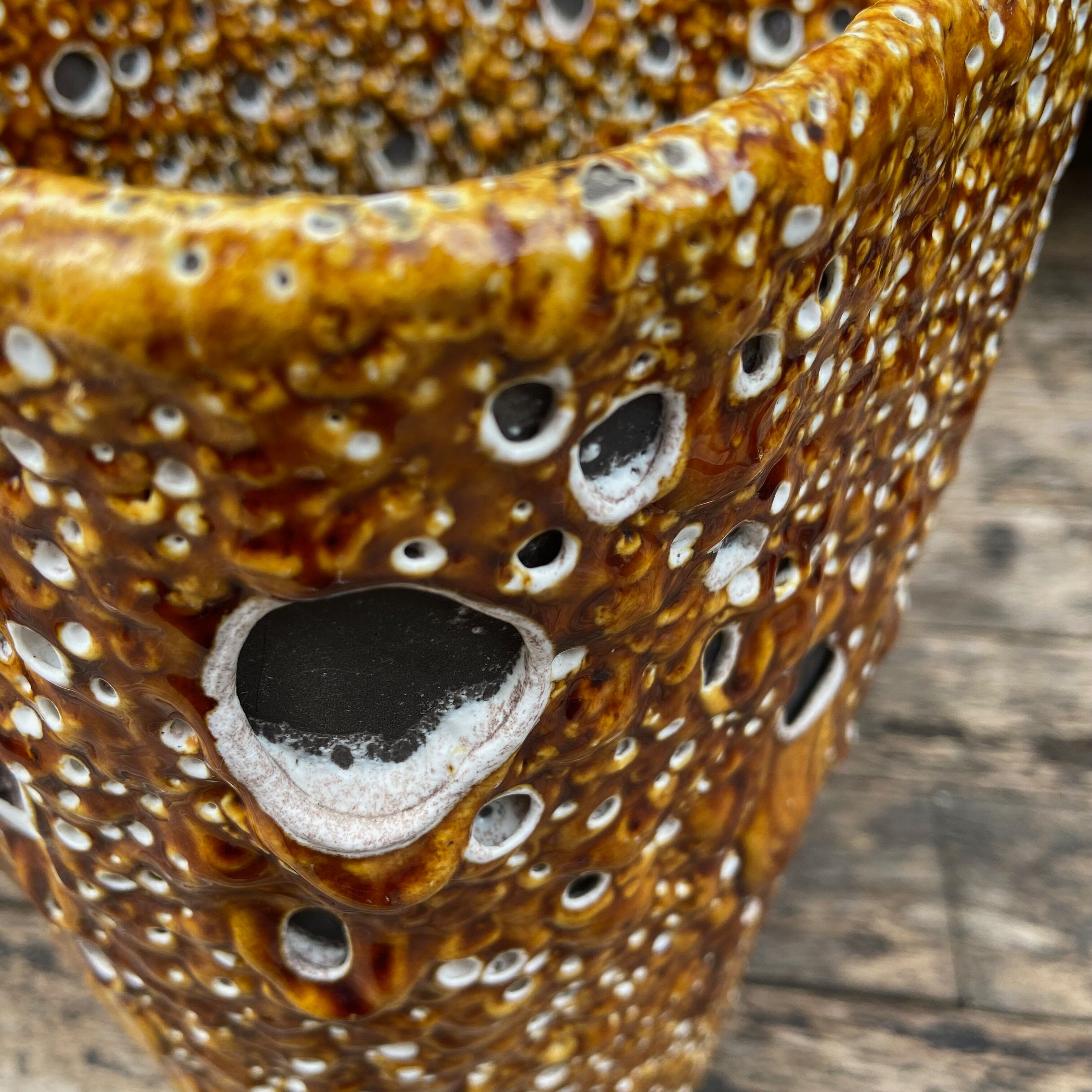 Vase Vallauris-Fat Lava-60s