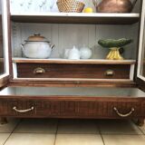 Old showcase bookcase - H216 cm