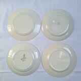 Flat plates Gien, Sarreguemines, Digoin