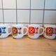 4 Arcopal Mobil mugs