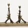 Set of Folk Art antler table lamps