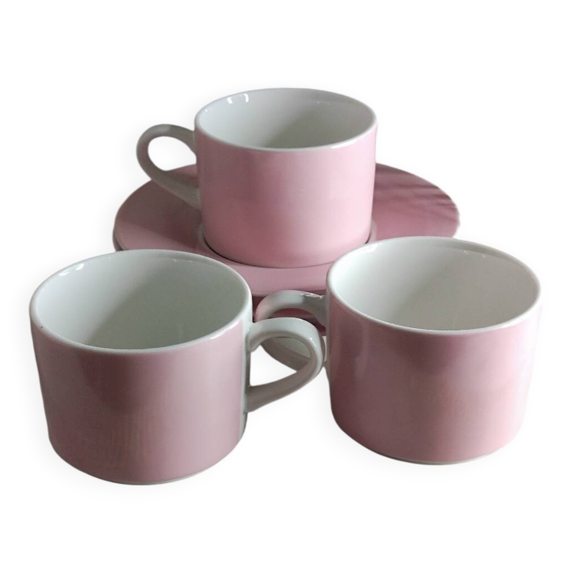 Pink coffee set 6
