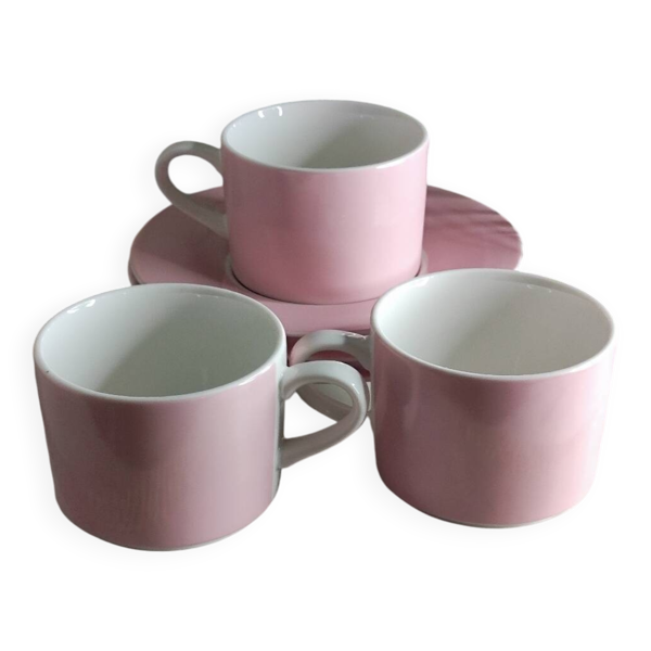 Service à café rose 6