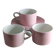 Pink coffee set 6