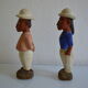 Couple de colons statuettes Africaines