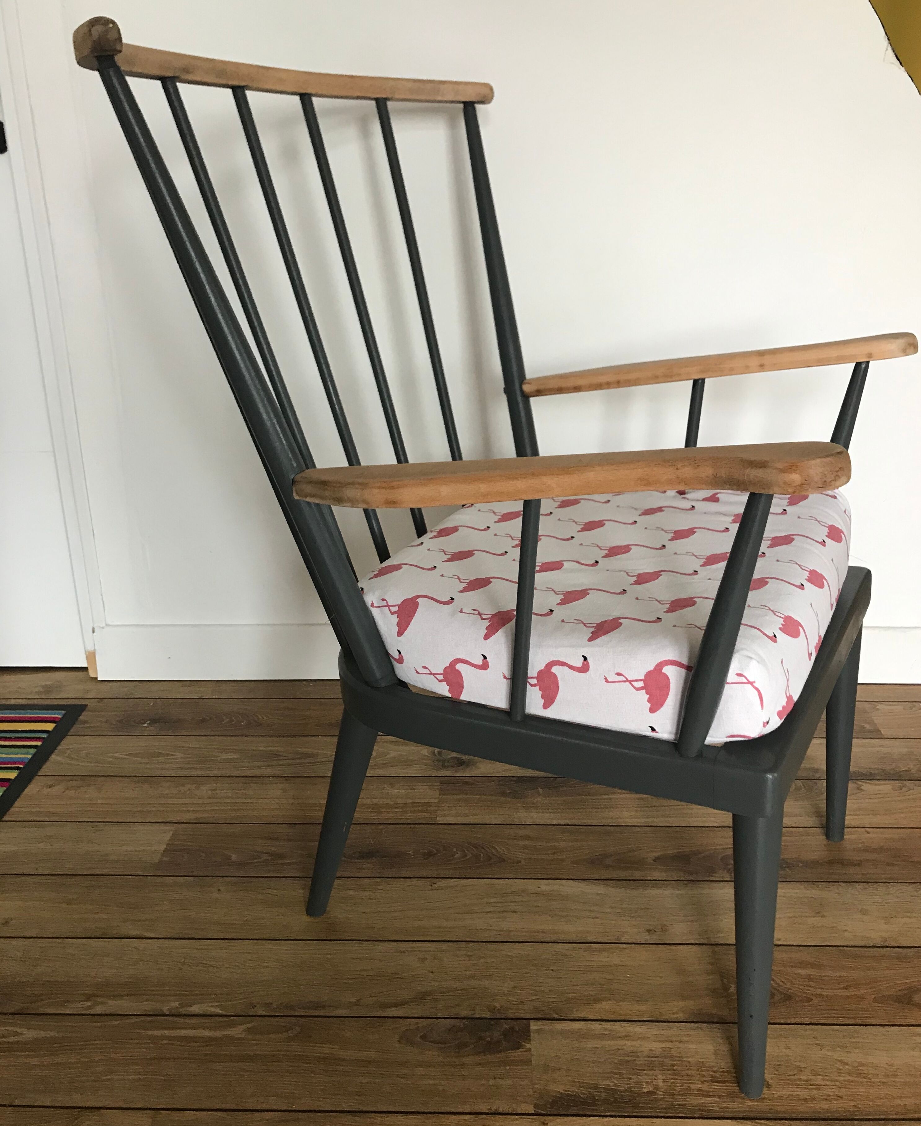 Lot de 2 fauteuils éventails Baumann