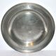 Old hollow plate dish in Tin "Koch Blockzinn"