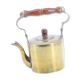 Old brass kettle
