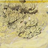 Murano glass vase with gold leaf inclusion, 12 cm, Italy