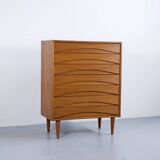 Niels Clausen teak chest of drawers 1960s niels clausen mobler odense