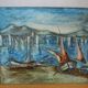 Ticket “Port in the Mediterranean” (La Ciotat?) HSP painting