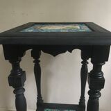 Longwy 19th-century enamels sellette