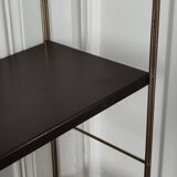 String shelf from the 60s, brown.