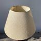 Turned wood lamp with rings