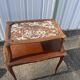 Louis XV Style Table with Two Levels - Marble and Wood Top