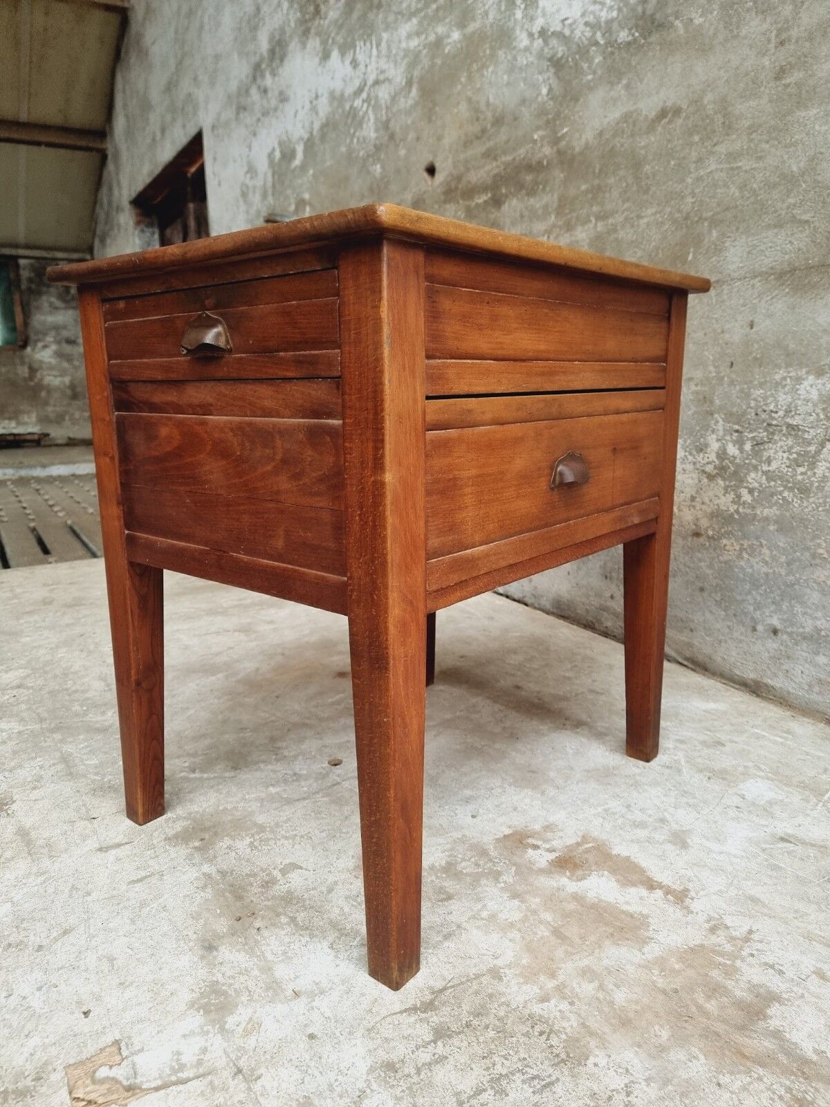 Antique work table side table or kitchen island