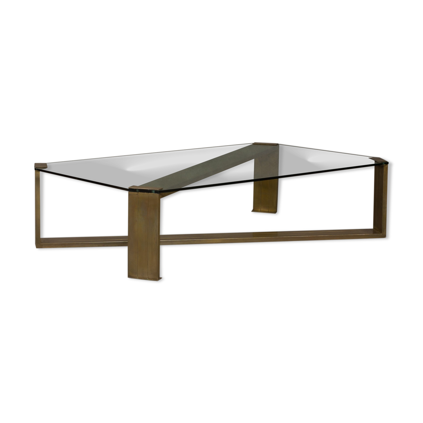 Romeo Rega brass coffee table