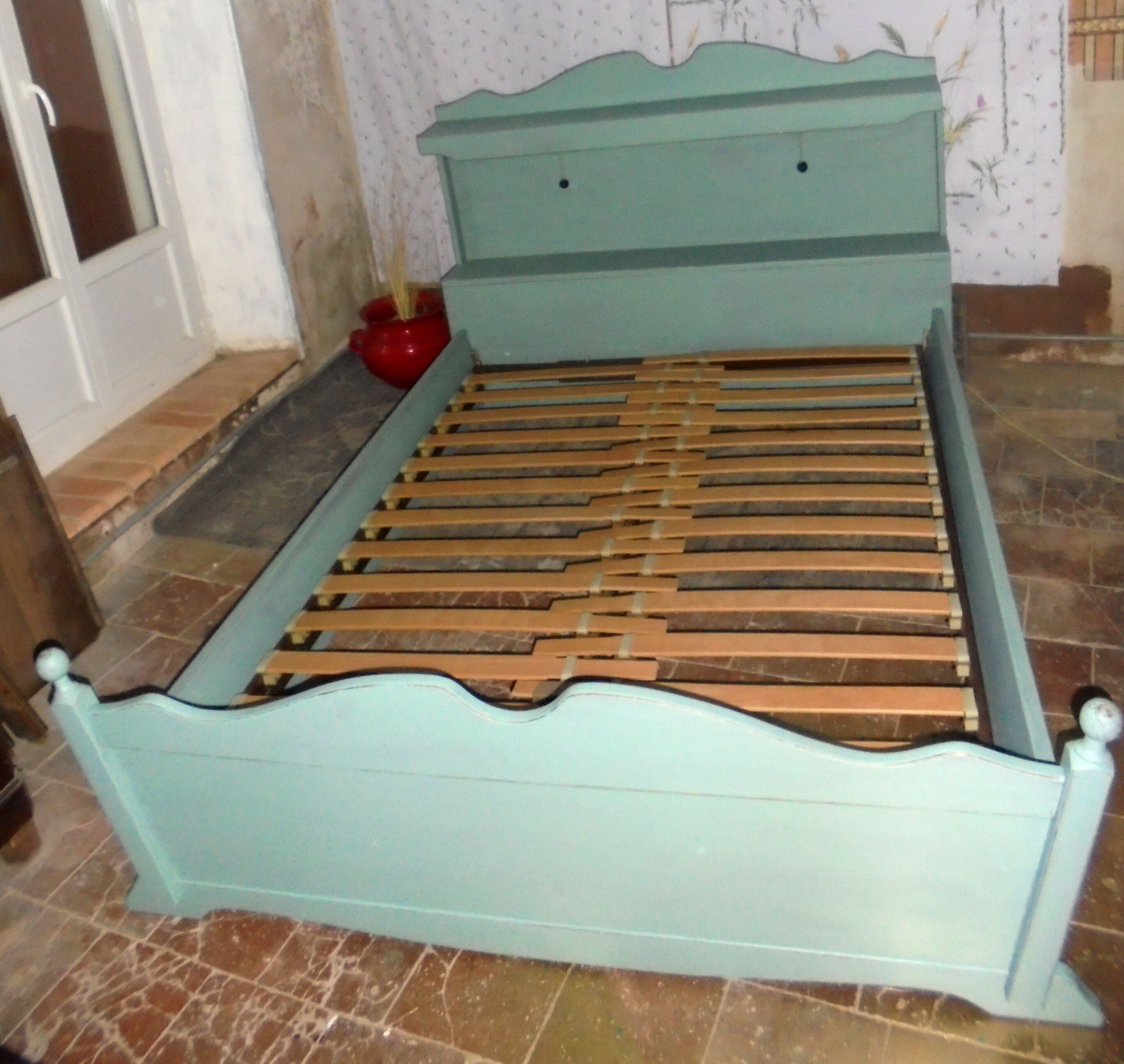 Restyled wooden bed
