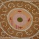 Vintage Turkish hand-knotted rug 126x138 cm