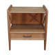 1950 vintage oak bedside table
