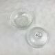 Glass sugar bowl made in Italy