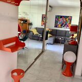 Shonbuch umbrella holder from the 70's orange