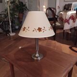 Louis XVI bedside lamp with its lampshade