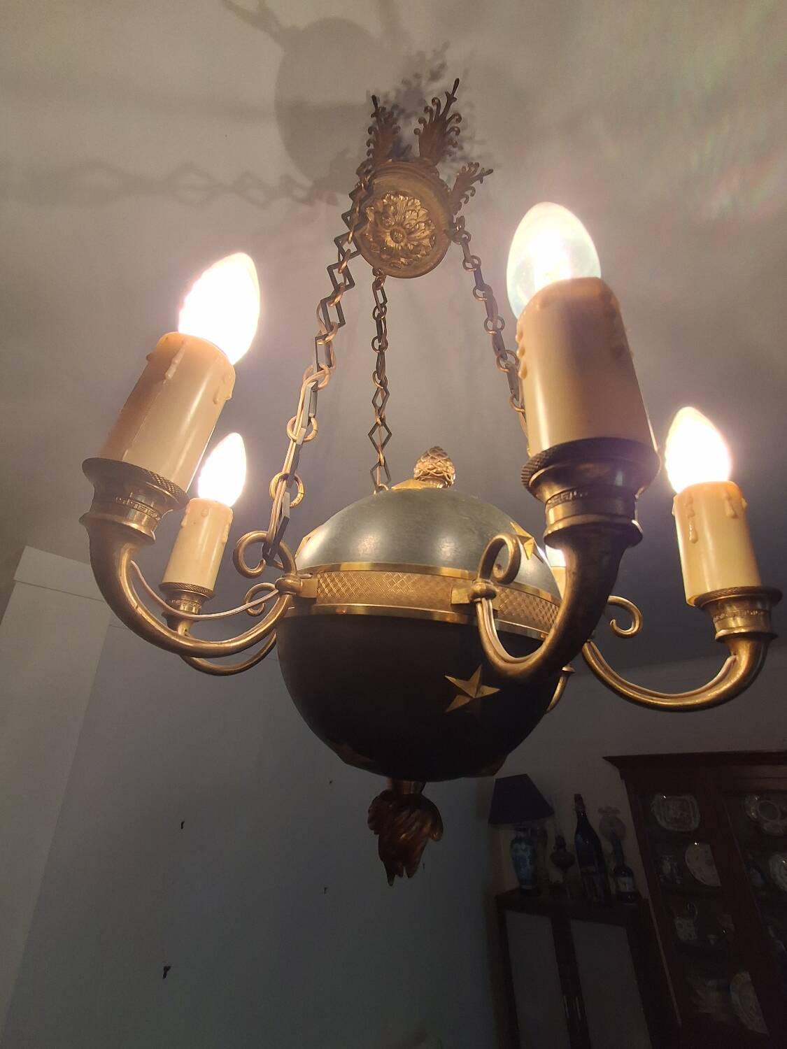 Napoleon III ball chandelier