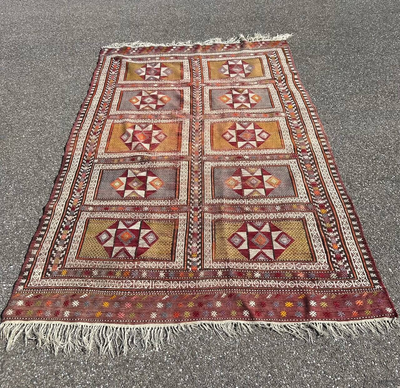 large vintage kilim rug