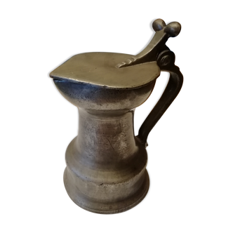 Tin pitcher