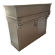 Wood and marble bar