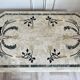 Table basse années 70-80 marqueterie de marbre tessellé -décor florale