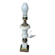 Vintage Alabaster and Brass Lamp Base H 30 cm